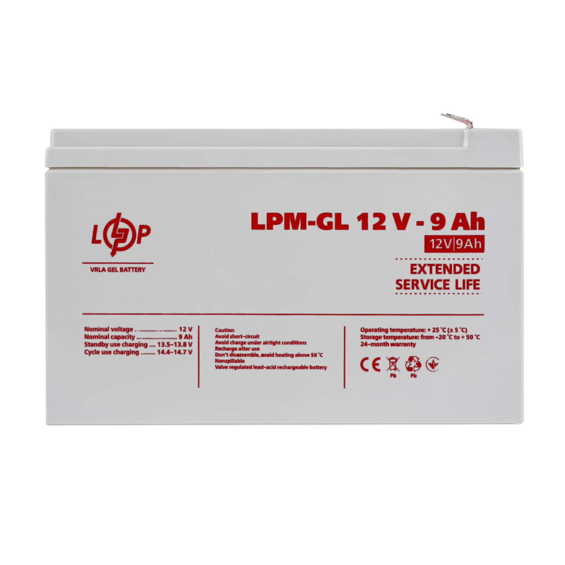 Акумуляторна батарея LP LPМ GL12- 9АН типу GEL